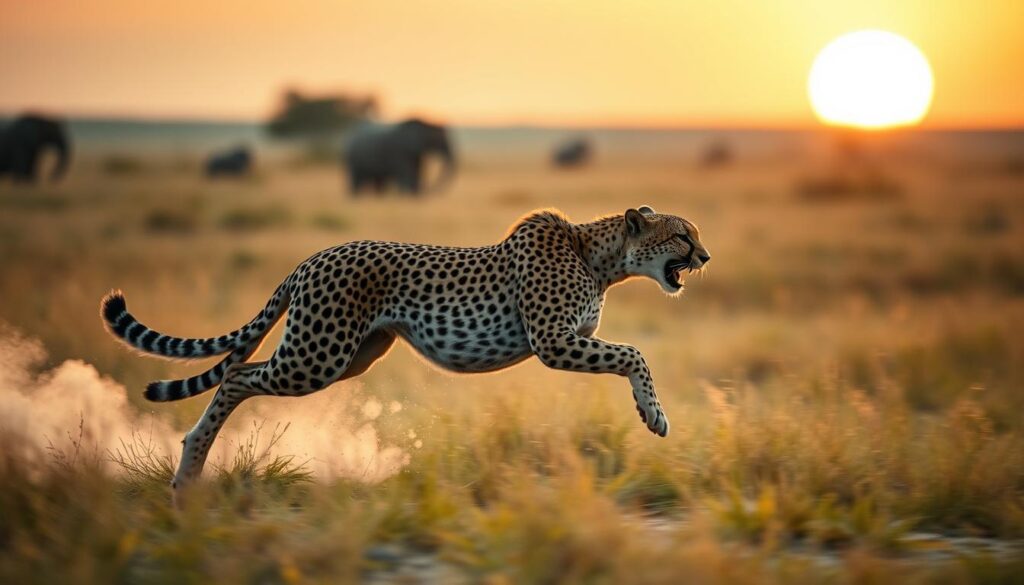 Gepard in Bewegung