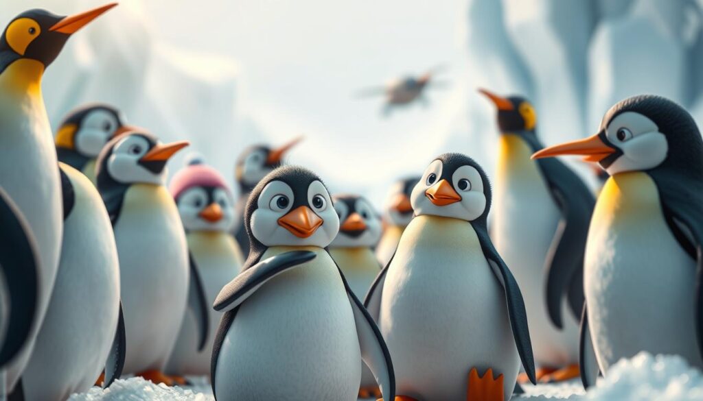 Berühmte Pinguine in Medien