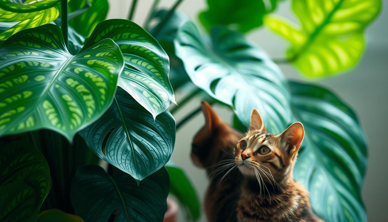 Spannende Strelitzia Giftig Katzen Ebenbild